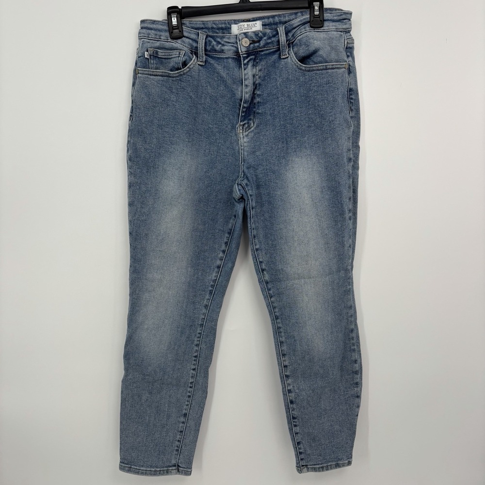 Judy Blue Jeans Dionne High Rise Slim Fit Skinny Blue Womens Size 32x26